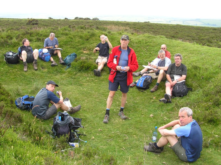 Winsford hill lunch stop